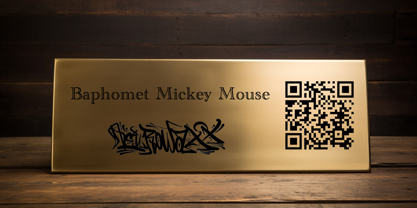 Baphomet Mickey Mouse(original)