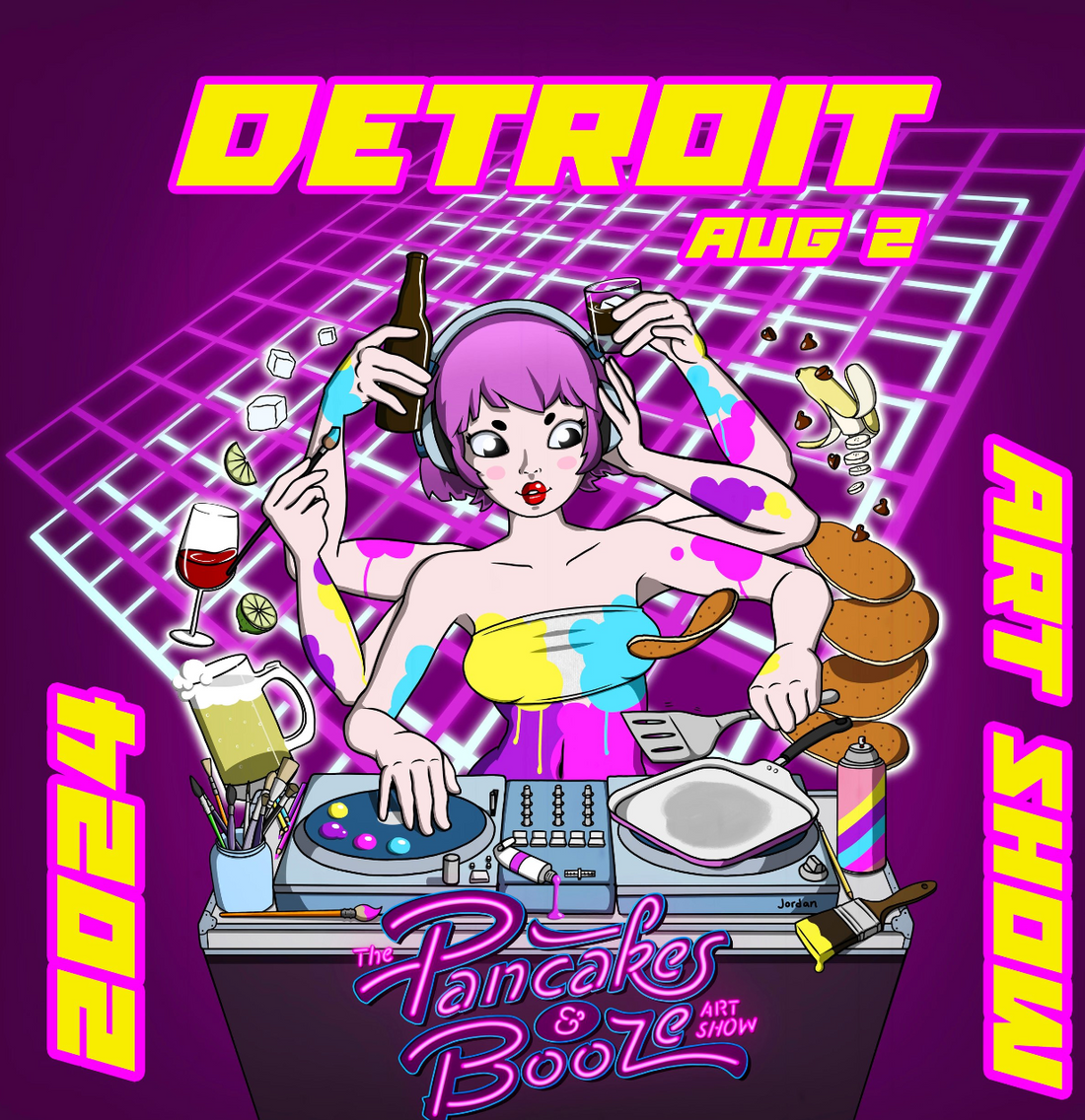 Neurowaxx: Featured Artist at Pancakes & Booze- Detroit- Aug 2nd, 2024