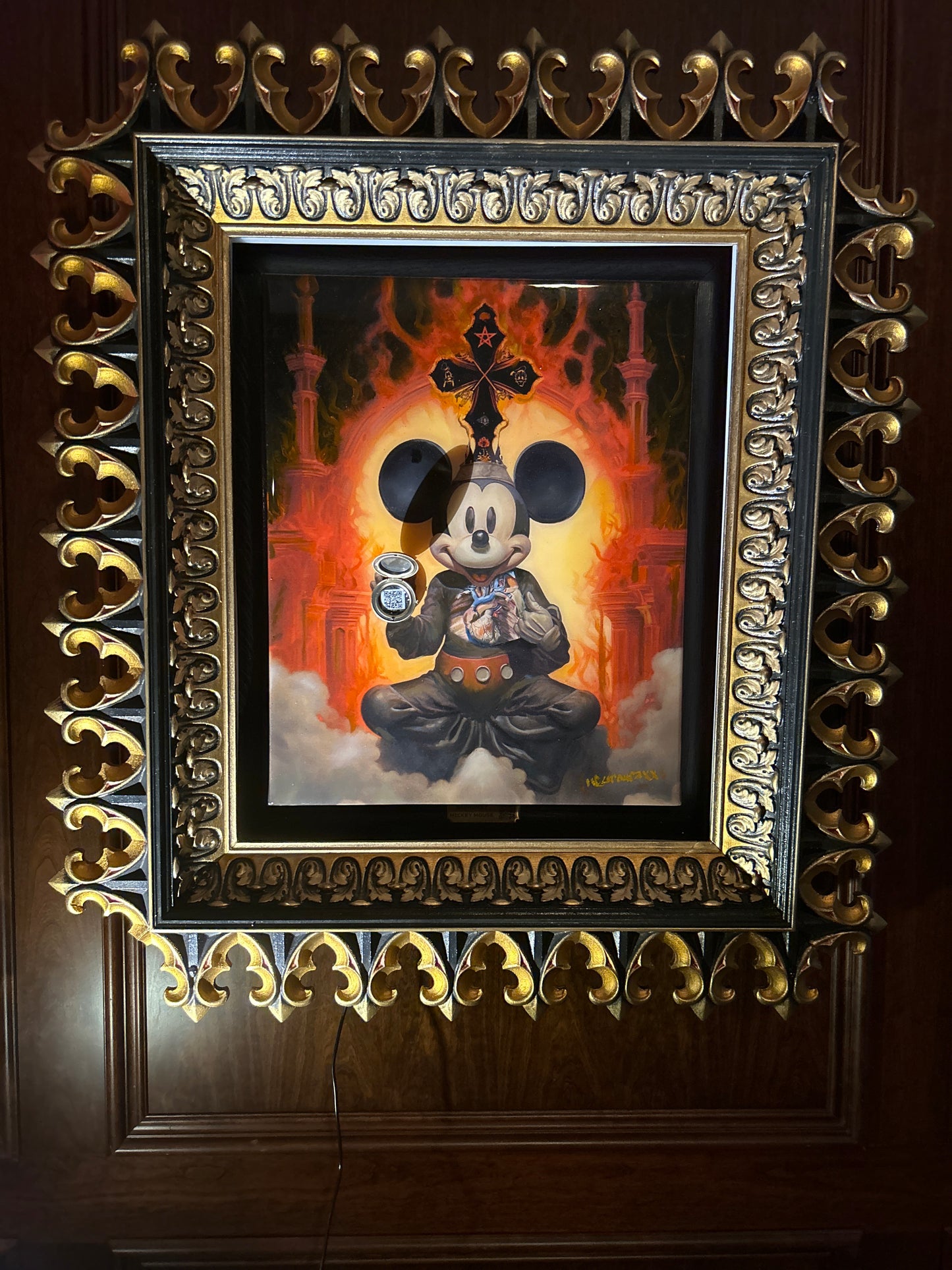 Baphomet Mickey Mouse(original)