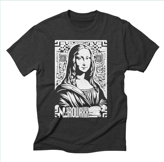 Mona Lise QR Code T-shirt